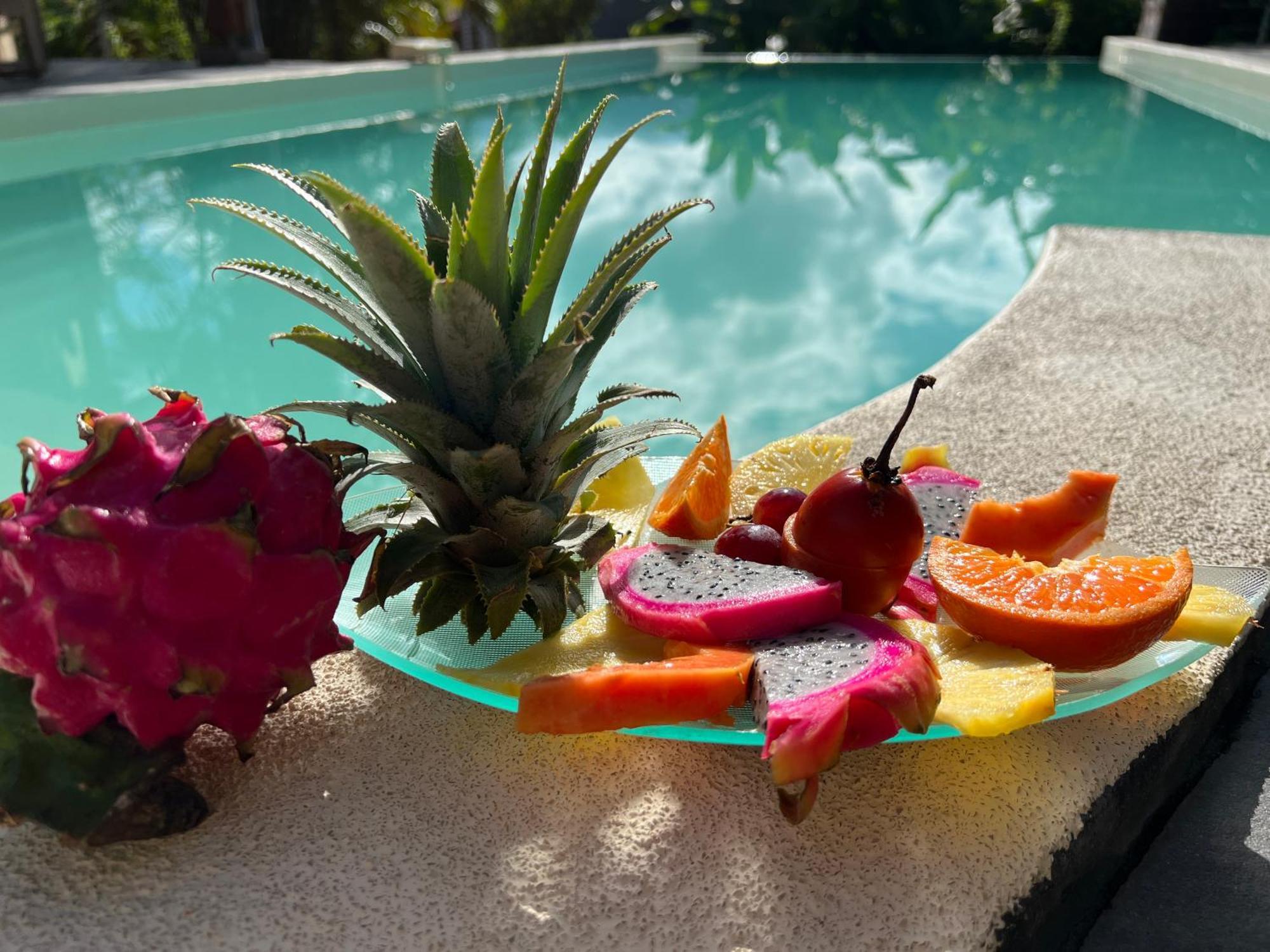 Villa Ti Moon, Entre Deux, Piscine Экстерьер фото
